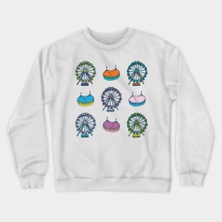 Circus and Ferris Wheels Crewneck Sweatshirt